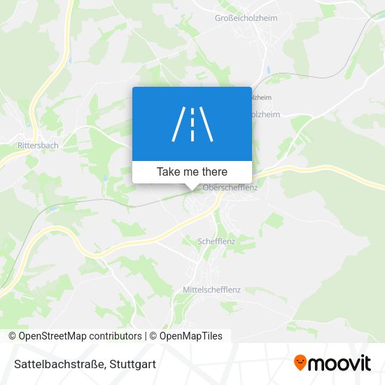 Sattelbachstraße map