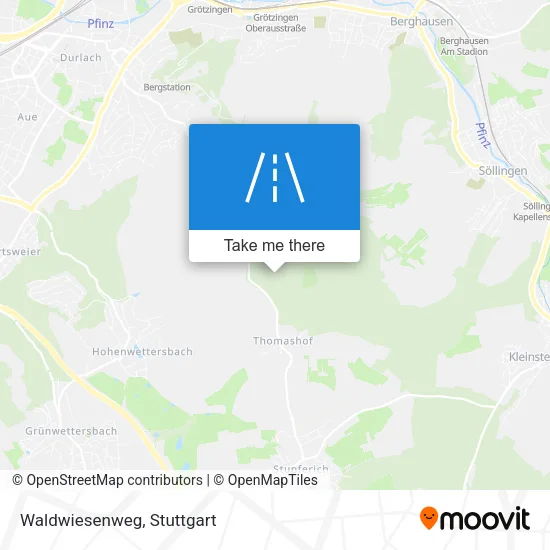 Карта Waldwiesenweg