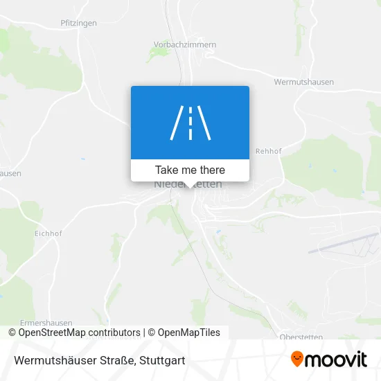 Карта Wermutshäuser Straße