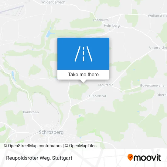 Карта Reupoldsroter Weg