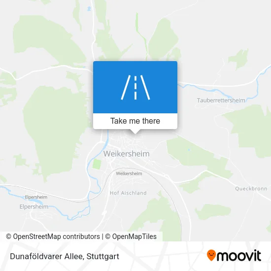 Карта Dunaföldvarer Allee