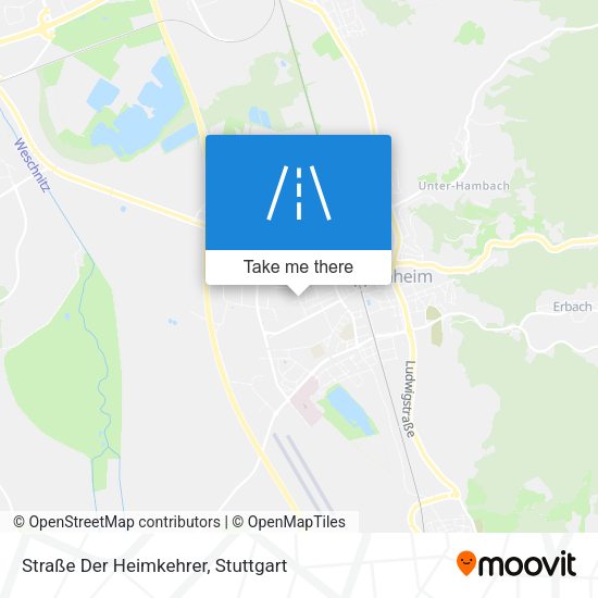 Straße Der Heimkehrer map