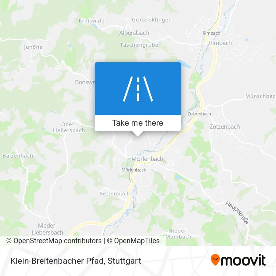 Klein-Breitenbacher Pfad map