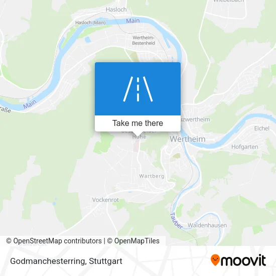 Карта Godmanchesterring