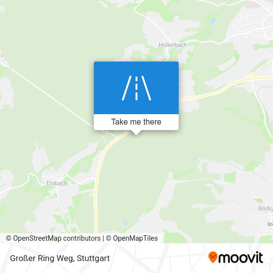 Großer Ring Weg map