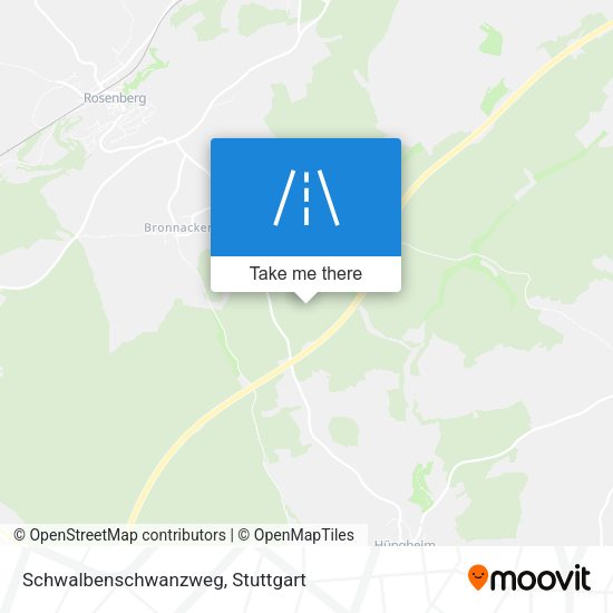 Schwalbenschwanzweg map