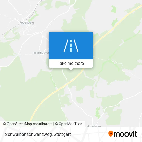 Карта Schwalbenschwanzweg