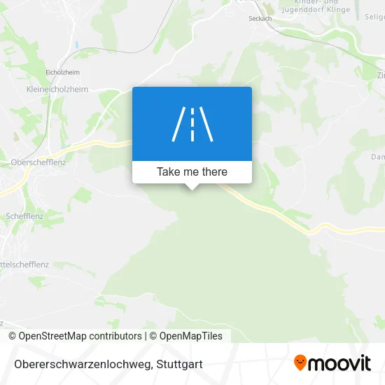 Карта Obererschwarzenlochweg