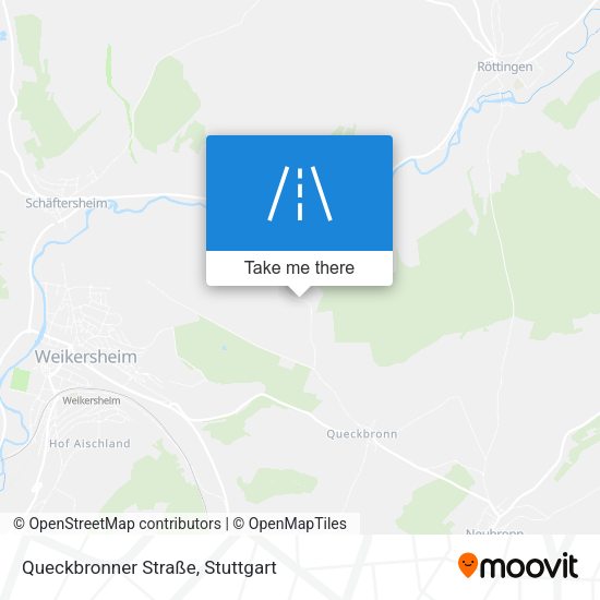 Queckbronner Straße map