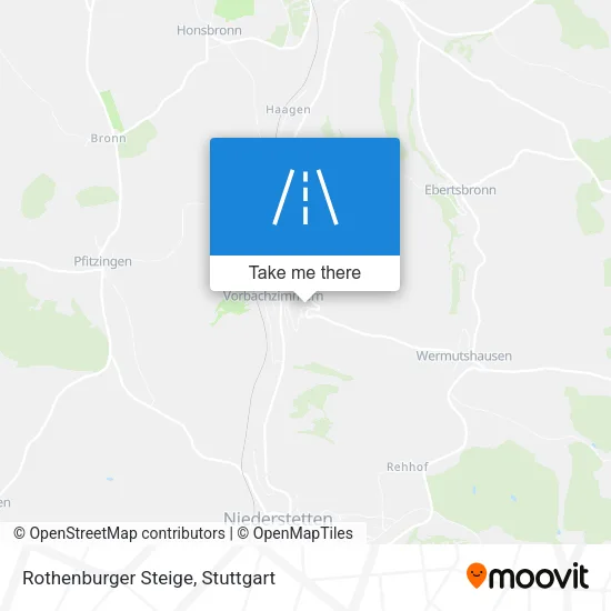 Карта Rothenburger Steige