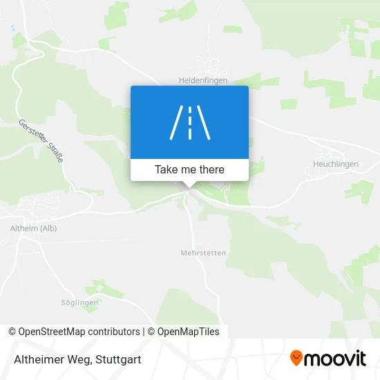 Карта Altheimer Weg