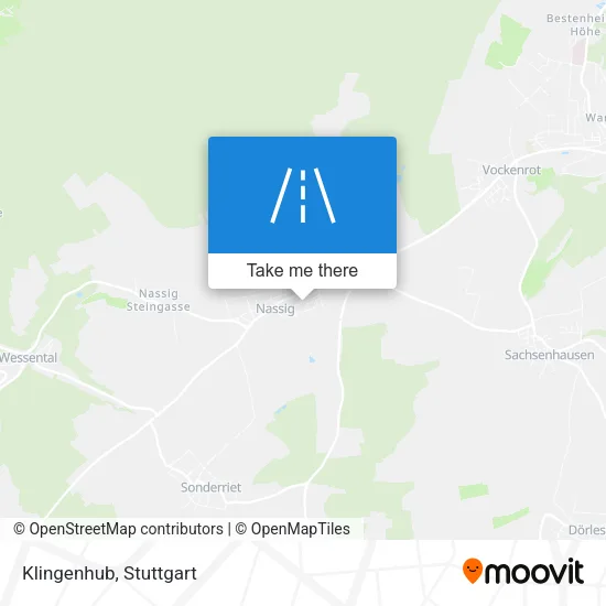 Klingenhub map