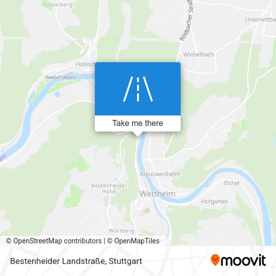 Bestenheider Landstraße map