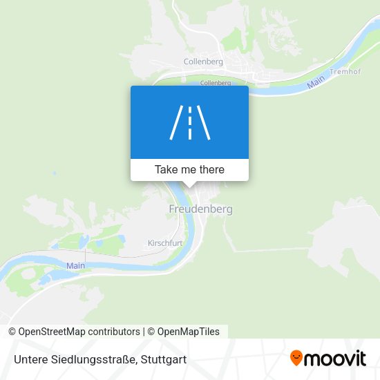 Untere Siedlungsstraße map