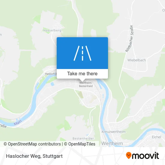 Карта Haslocher Weg