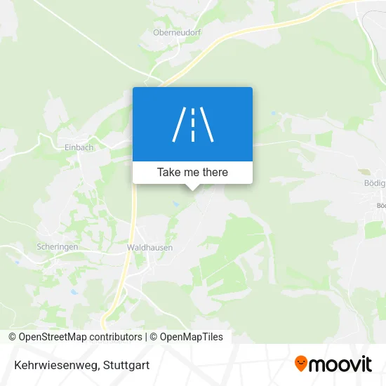 Карта Kehrwiesenweg