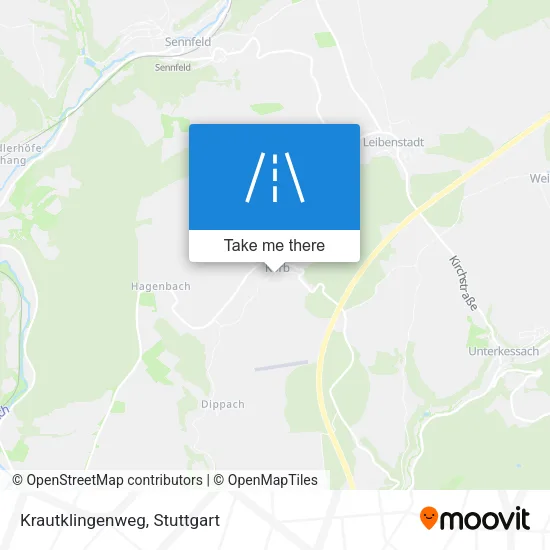 Карта Krautklingenweg