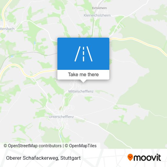 Карта Oberer Schafackerweg