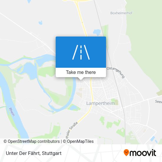 Карта Unter Der Fährt