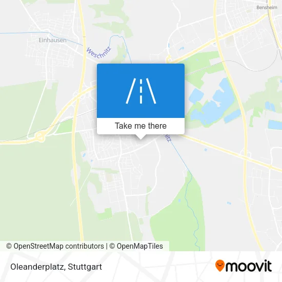 Oleanderplatz map
