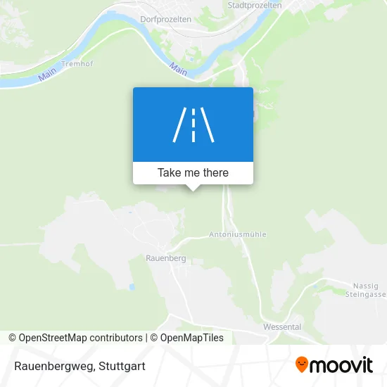 Карта Rauenbergweg