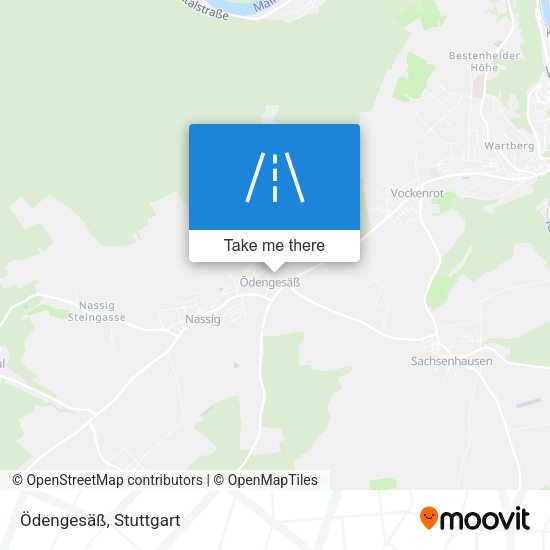Карта Ödengesäß