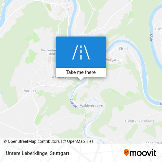 Карта Untere Leberklinge