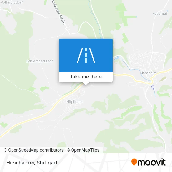 Карта Hirschäcker