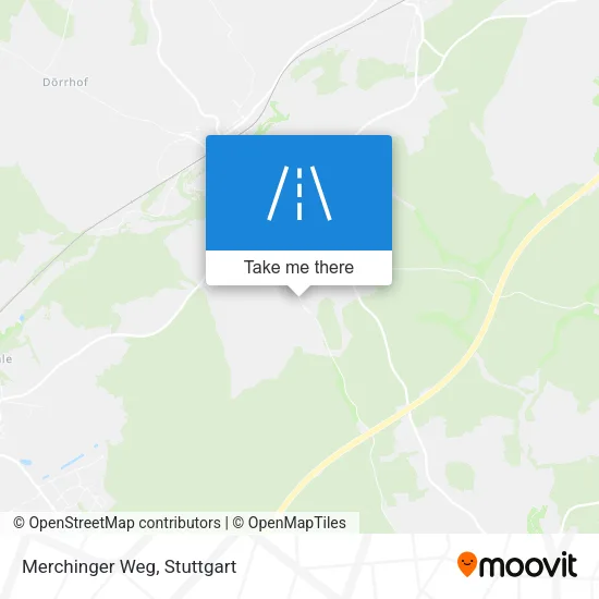 Карта Merchinger Weg