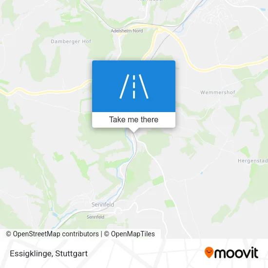 Карта Essigklinge