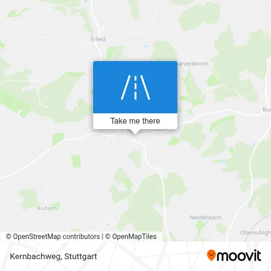 Kernbachweg map