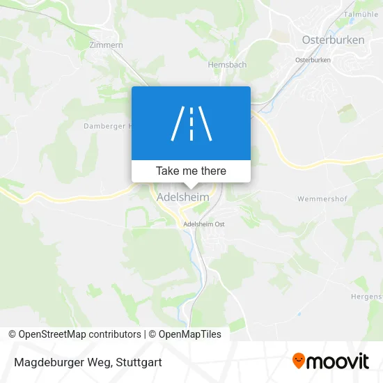 Карта Magdeburger Weg