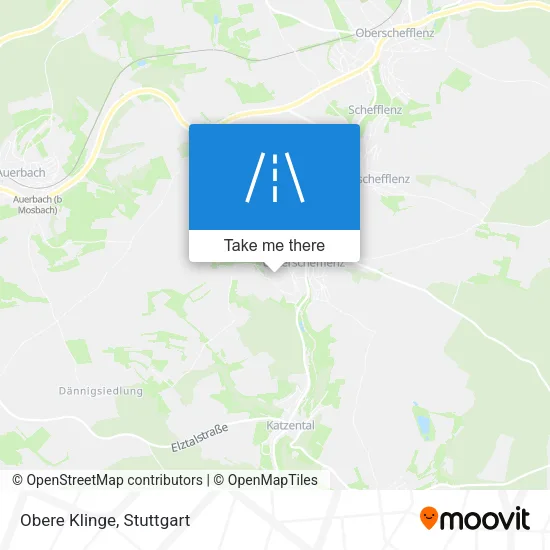 Карта Obere Klinge