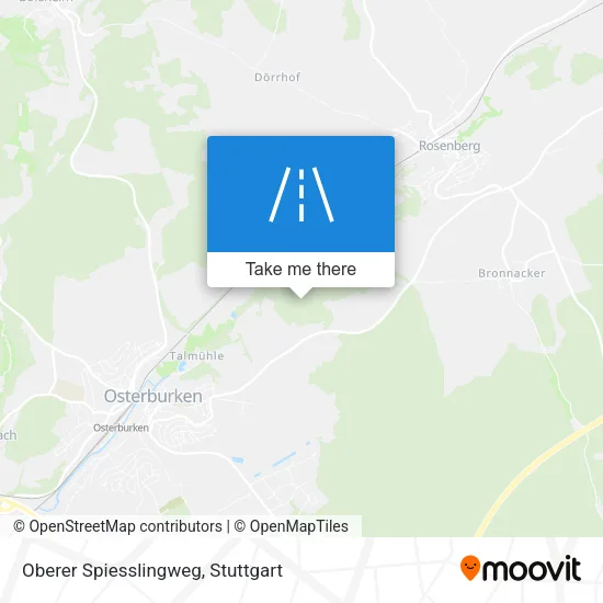Карта Oberer Spiesslingweg
