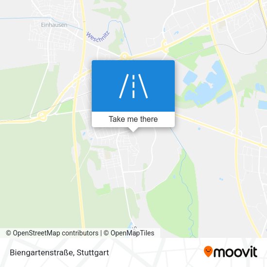 Карта Biengartenstraße