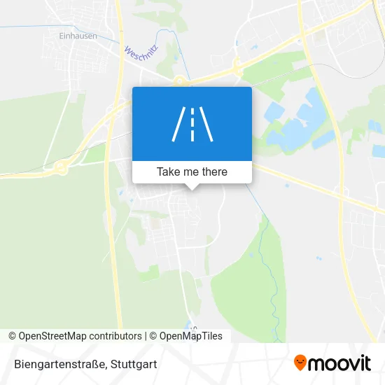 Карта Biengartenstraße