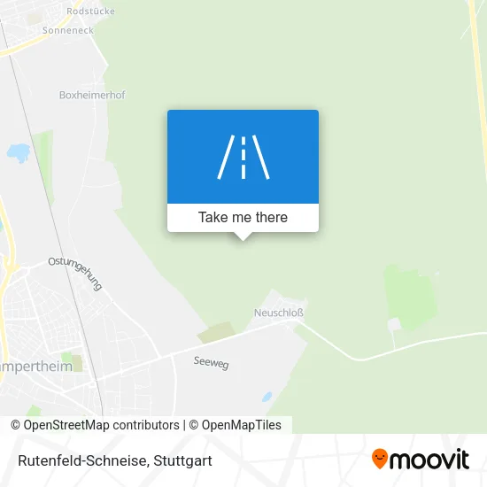 Карта Rutenfeld-Schneise