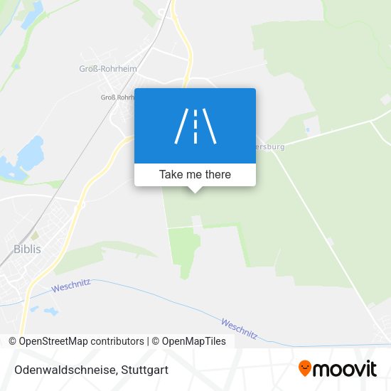 Карта Odenwaldschneise