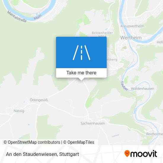 An den Staudenwiesen map