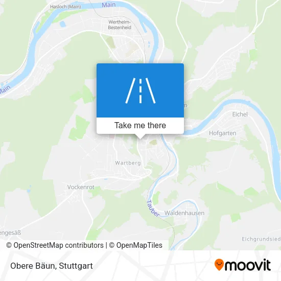 Карта Obere Bäun