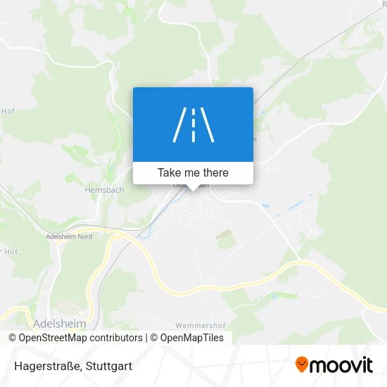 Карта Hagerstraße