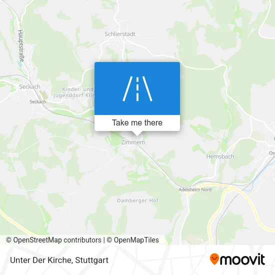Карта Unter Der Kirche