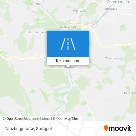 Tanzbergstraße map