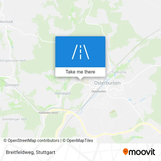 Карта Breitfeldweg