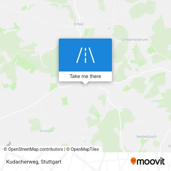 Карта Kudacherweg