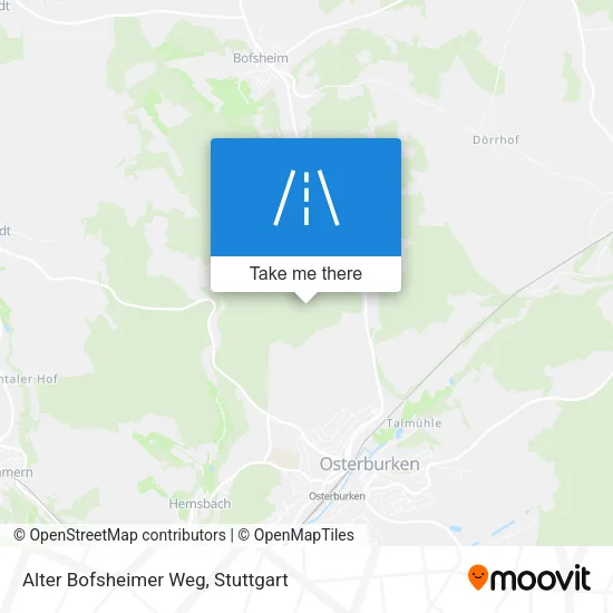 Карта Alter Bofsheimer Weg