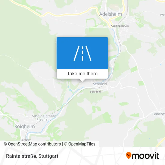 Карта Raintalstraße