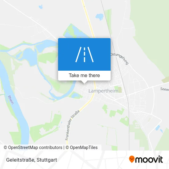 Карта Geleitstraße