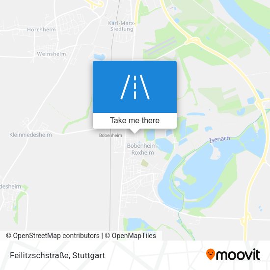 Карта Feilitzschstraße