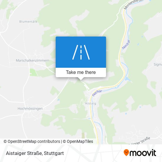 Карта Aistaiger Straße